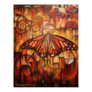 Emerging Wings of Autumn - Canvas Print print