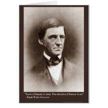 Emerson Beauty/Art Quote Gifts Tees & Collectibles Cards