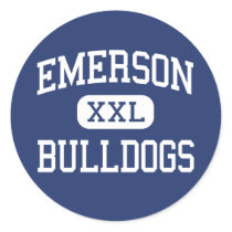 Emerson - Bulldogs - High - Union City New Jersey stickers by customteamsportswear Emerson - Bulldogs - High - Union City New Jersey stickers