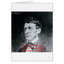 Emerson "Creed The Deed" Wisdom Quote Gifts Card