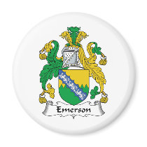 Emerson Family Crest magnets by coatsofarms Emerson Family Crest magnets