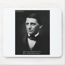 Emerson "Life Is Festival" Quote Gifts Tees Mugs mousepads