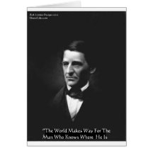 Emerson "Men Who Know" Wisdom Quote Gifts CardsEtc