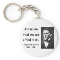 Emerson Quote 10b Keychains