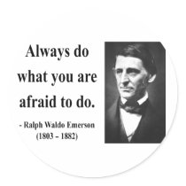 Emerson Quote 10b Round Stickers