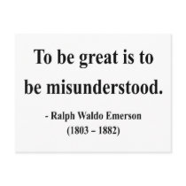 Emerson Quote 11a postcards