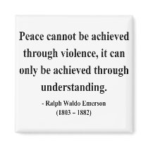 Emerson Quote 13a magnets by brainburst Emerson Quote 13a magnets