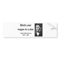 Emerson Quote 14b bumper stickers