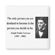 Emerson Quote 1b magnets by brainburst Emerson Quote 1b magnets