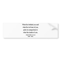 Emerson Quote 2a Bumper Stickers
