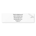 Emerson Quote 2a bumper stickers