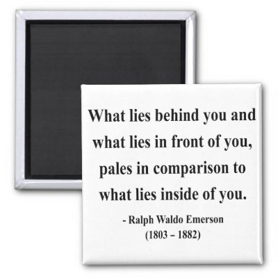 Emerson Quote 2a Refrigerator Magnets