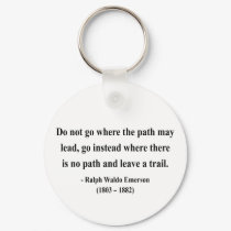 Emerson Quote 3a keychains by brainburst Emerson Quote 3a keychains