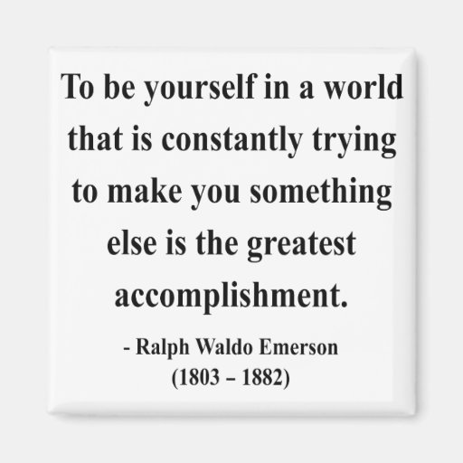 Emerson Quote 4a Fridge Magnet