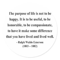 Emerson Quote 5a stickers by brainburst Emerson Quote 5a stickers