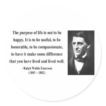 Emerson Quote 5b stickers by brainburst Emerson Quote 5b stickers