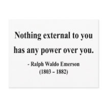 Emerson Quote 8a postcards