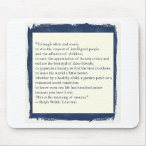 Emerson Quote Mousepads