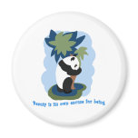 Emerson Quote with Endangered Panda Magnets