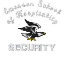 Emerson Security embroidered shirts