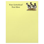 Emery Penciled Runner Ducklings Letterhead Design