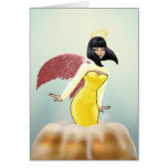 Emiko's Angel Food Cake Greeting Card cards