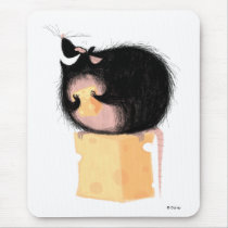 Emile Eating Cheese Disney mousepads