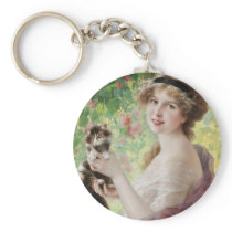 Emile Vernon Precious Kitten Key Chain