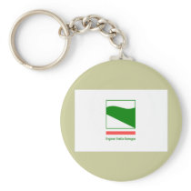 Emilia Romagna Bandiera, Italy Key Chain