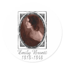 Emily Brontë Round Sticker