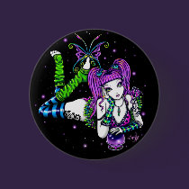 Emily Crystal Ball Rainbow Fairy Button buttons