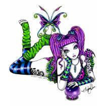 EMILY Cute Rainbow Butterfly Fairy Top t-shirts