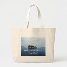 Emily Dickenson Inspirational  QUOTE for Healing Canvas Bag