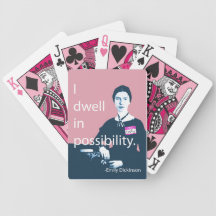Emily Dickinson I Dwell In Possibility Deck Bicycle Card Decks