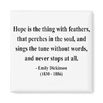 Emily Dickinson Quote 1a Refrigerator Magnets