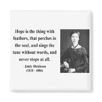 Emily Dickinson Quote 1b Refrigerator Magnet