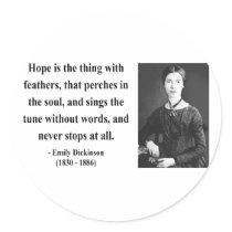 Emily Dickinson Quote 1b stickers