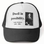Emily Dickinson Quote 2b Hat