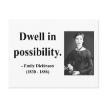 Emily Dickinson Quote 2b Post Card