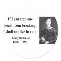 Emily Dickinson Quote 6b stickers