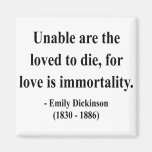 Emily Dickinson Quote 8a Refrigerator Magnet