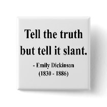 Emily Dickinson Quote 9a Buttons