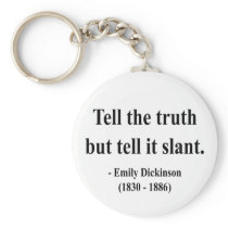 Emily Dickinson Quote 9a keychains