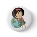 Emily Loves the Earth buttons