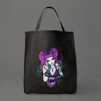 "Emily" Magical Rainbow Crystal Ball Canvas Bag