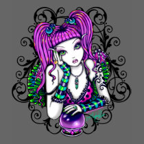 "Emily" Magical Rainbow Crystal Ball Fairy Top t-shirts