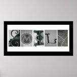 Emily Spelt Out in Photo Alphabet Letters Print