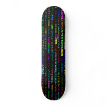 Emily Text Design I Skateboard by SjStevenson Emily Text Design I Skateboard