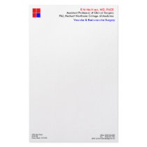EMM MD PA Logo a1, E M Martinez, MD, FACS, Assi... Stationery Design
