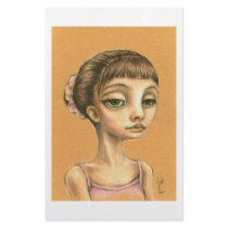 Emma - ballet dancer customized stationery